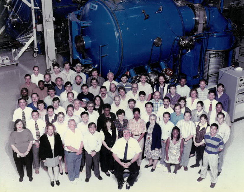 A group photo of some of the members of the Thermal Engineering Branch. Taken in September 1996.